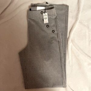 Express wide leg plaid dress pants.